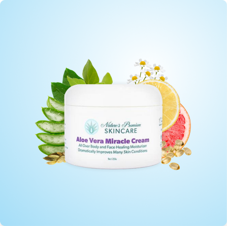 Aloe Vera Miracle Cream: 9 Ounce Jar