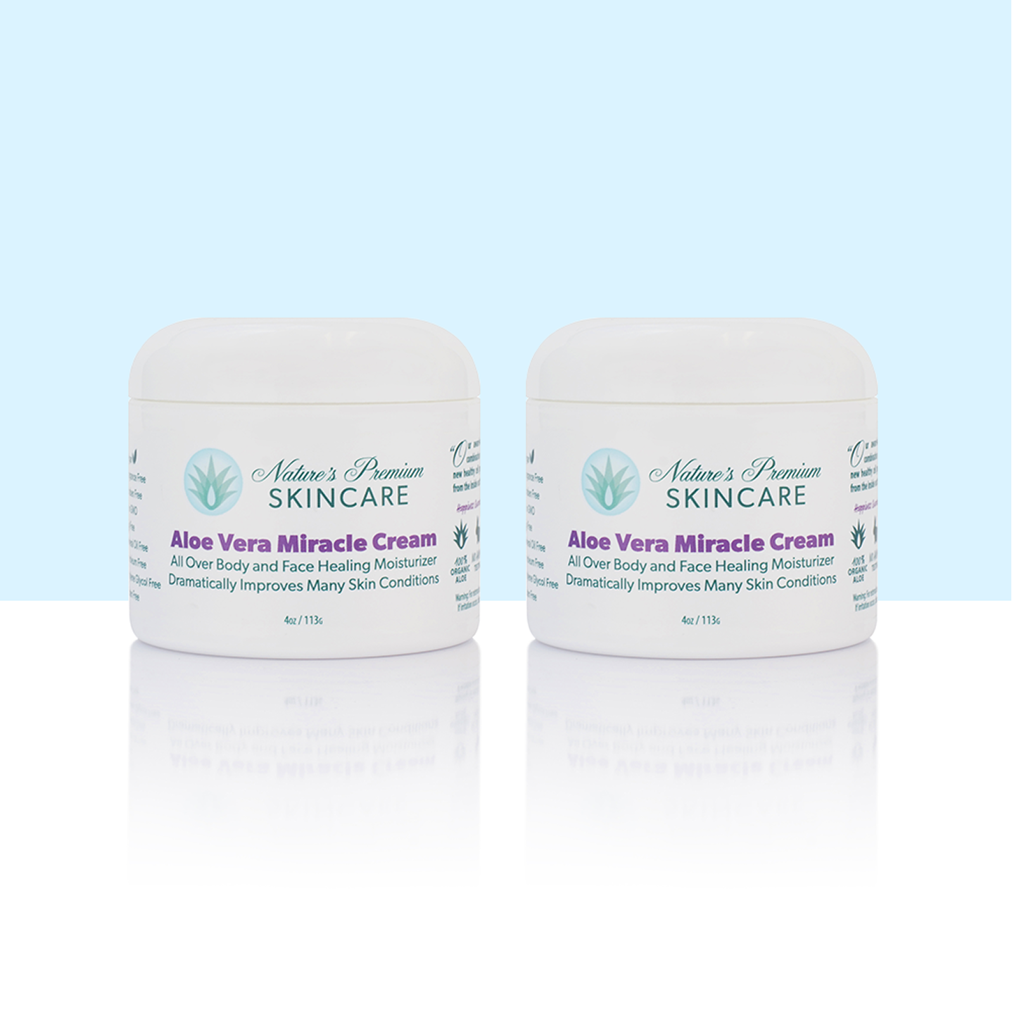 Special Offers Aloe Vera Miracle Cream 4oz Jar| Natures Premium