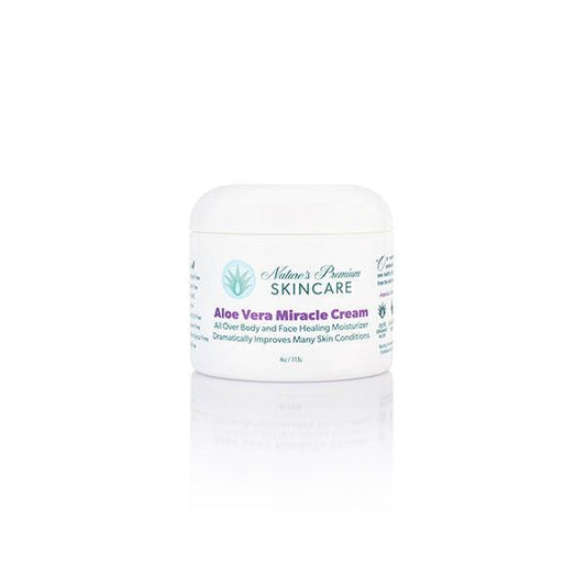 Aloe Vera Miracle Cream: 4x 4oz Jars Only - https://naturespremiumskincare.com/