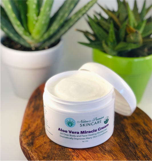 Aloe Vera Miracle Cream: 9 Ounce Jar