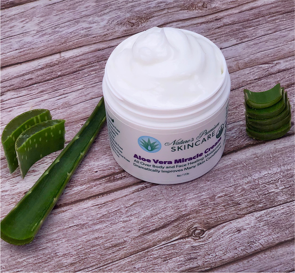 Aloe Vera Miracle Cream: 4oz Jar