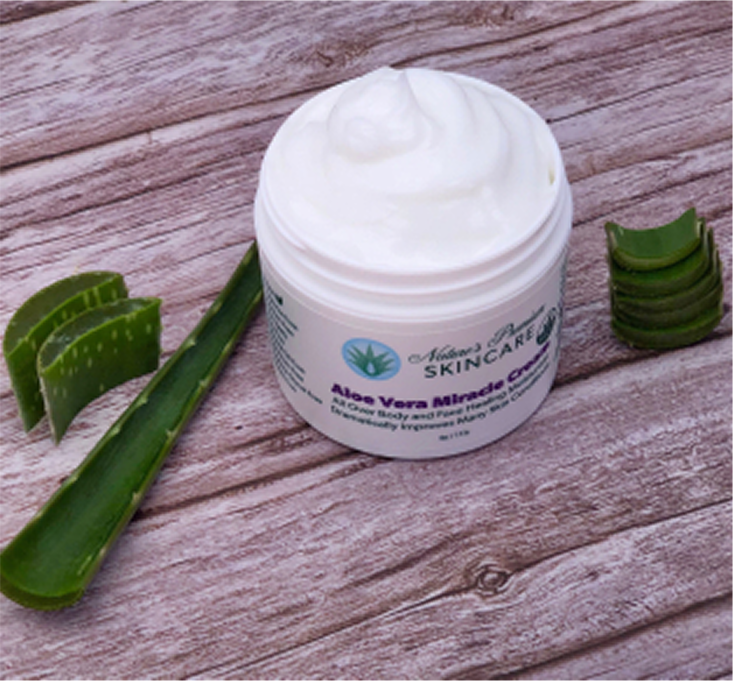 aloe vera plant cream Aloe Vera Miracle Cream 4oz Jar