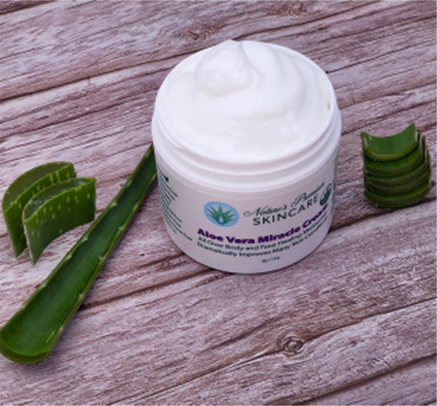 Aloe Vera Miracle Cream: 4oz Jar