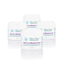 Load image into Gallery viewer, Aloe Vera Miracle Cream 4 X 4oz Jars Only
