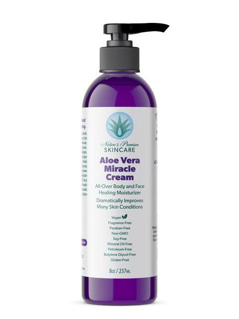 Aloe Vera Cream Pump Bottle
